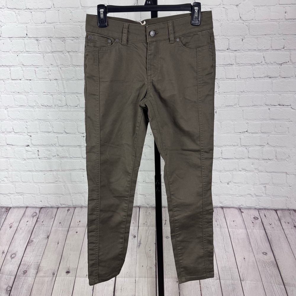 Prana Carlotta Crop Slate Green Pants Size 4
